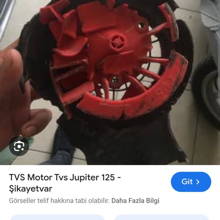 TVS Motor Şikayet Pervane Parçaladı