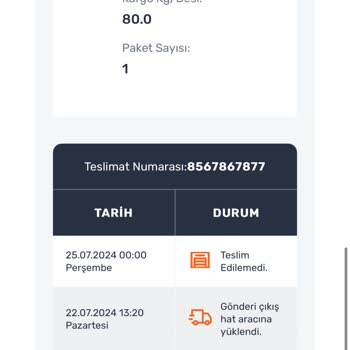 CEVA Logistics Ürün Gelmediği Halde Kargom Geri Gitti Ve Bildirim Bile Gelmedi