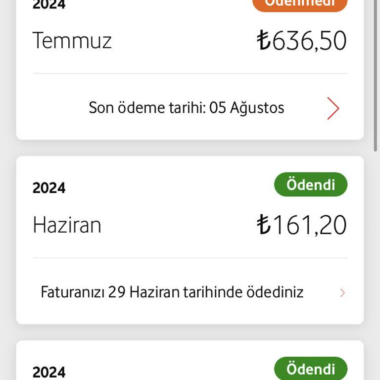 Vodafone Fatura Fiyatımı Kendine Göre Değiştirmesi