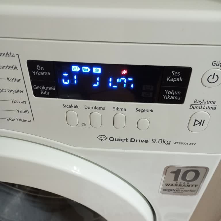 Samsung Çamaşır Makinesi Dijital Ekran Göstergesi Sorunu