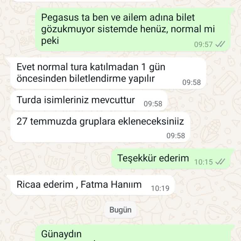 Tatil Yıldızı 28 Temmuz İtalya Turu Mağduriyeti
