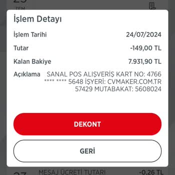 Cvmaker.com.tr Hesaptan Habersiz Para Çekilme