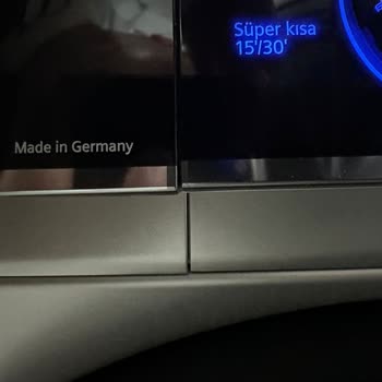 Siemens Ev Aletleri Yeni Alınan Çamaşır Makinesinde Yaşanan Sorunlar