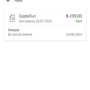CepteFun İzinsiz Abonelik Ve Ücret İadesi Talebi