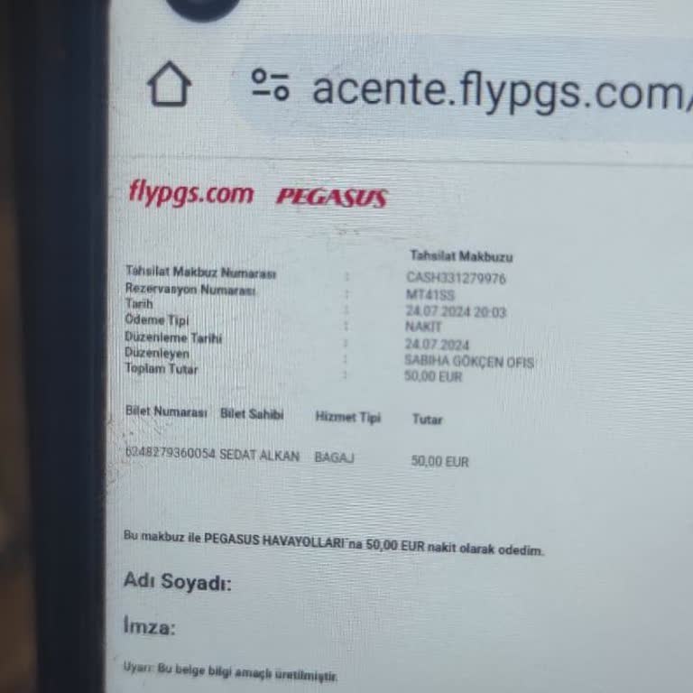 Pegasus Hava Yollarının Haksız Kazanç Yöntemi.
