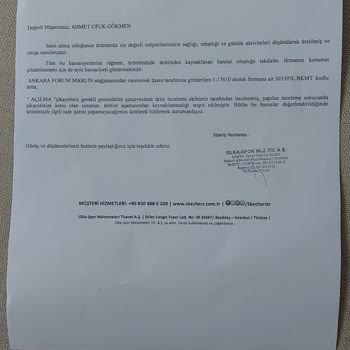 Skechers Kız Çocuk Ayakkabısı Hatası