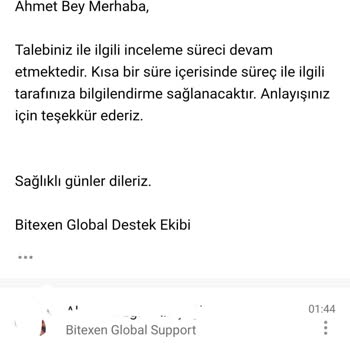 Bitexen'e Bağlı Bitexen Global 5 Gündür Paramı Göndermiyor