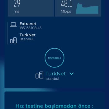 Extranet İnternet Yavaşlığı Paketin Hep Altında Ping