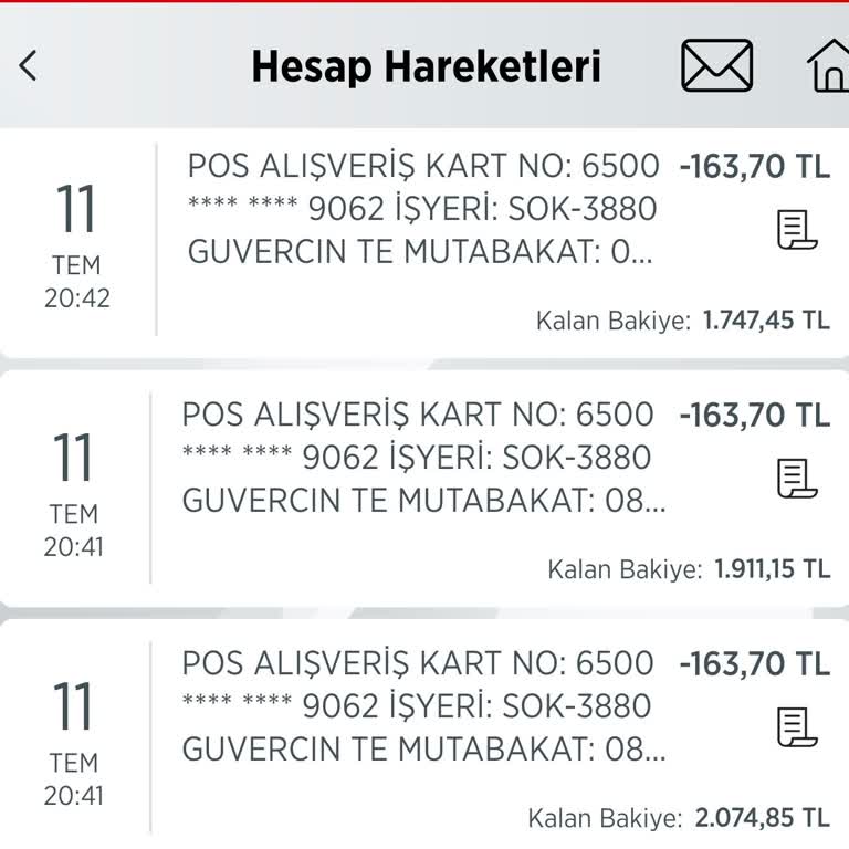 #Şok Market 3 Sefer Aynı Ürünlerin Ödemesini Aldı.