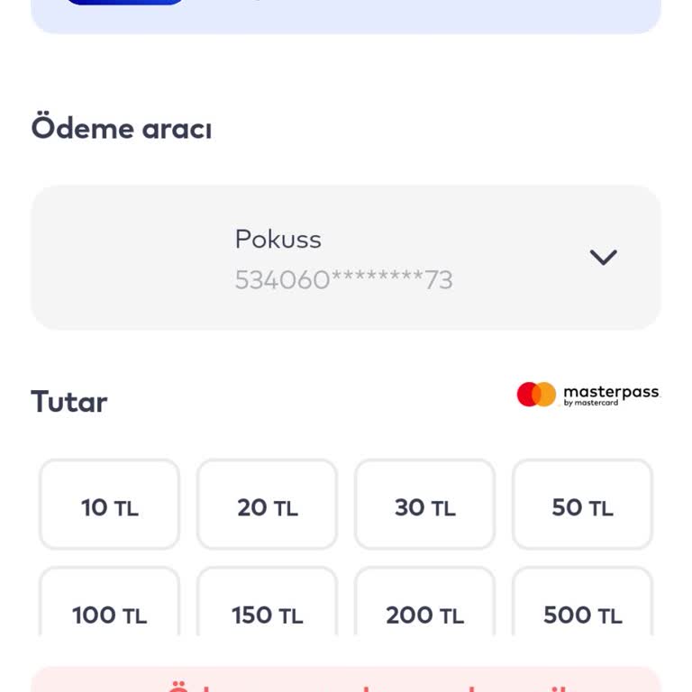 Pokus Sanal Kart Hatası