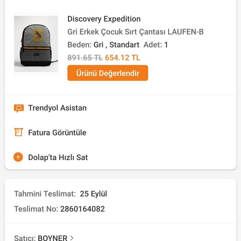 Boyner'den Aldığım Çanta
