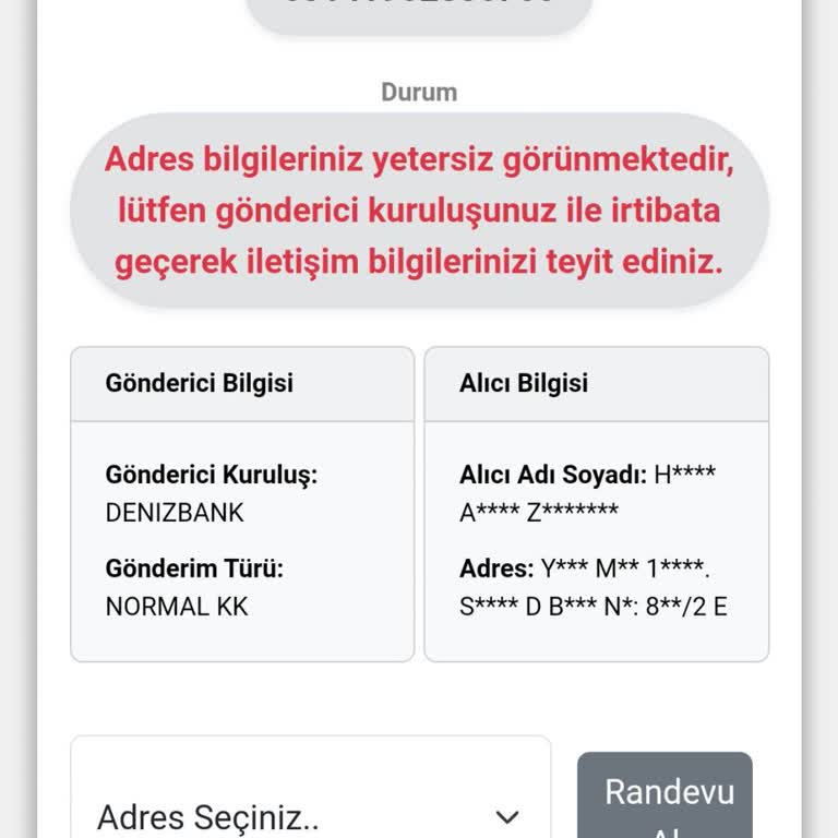 Kuryenet. Kredi Kartı Teslim Edememesi Saçmalığı.
