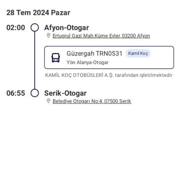 Kamil Koç'un Olmayan Hizmeti Ve Yerine Getirilmeyen Varış Vaatleri