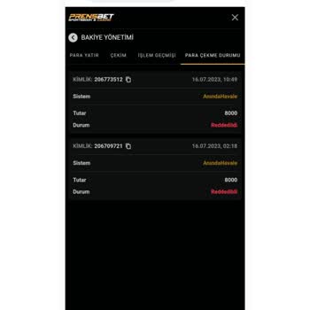 Prensbet 8.000 TL Ödemediler 2023 Yılından Beri Kullanıcı Adı Star3442