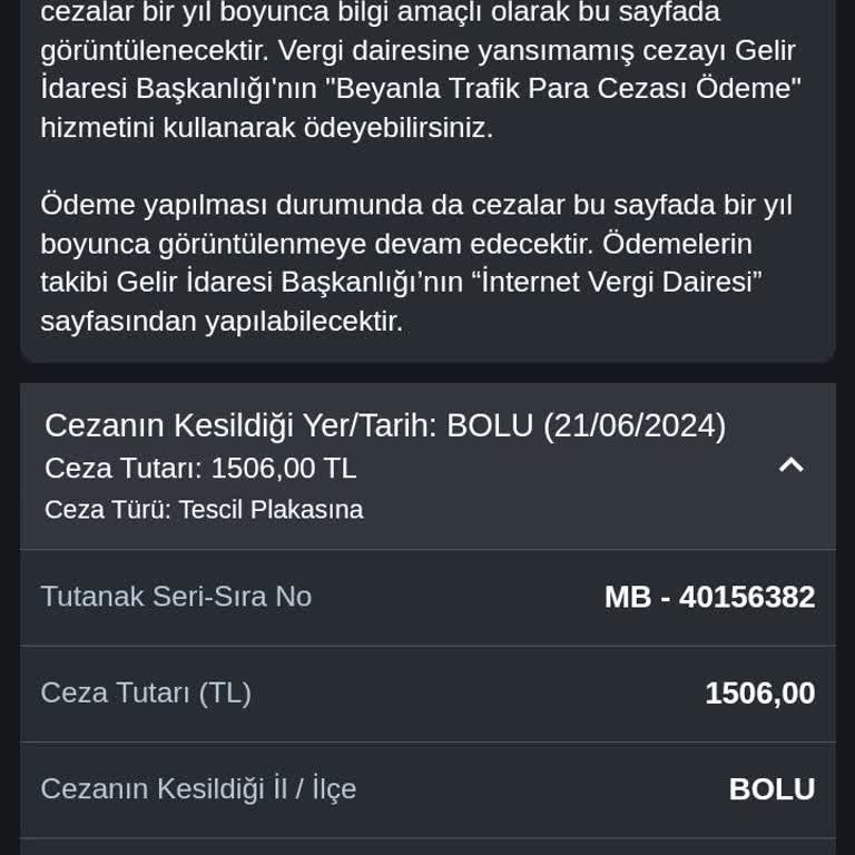 Karayolları Genel Müdürlüğü Bolu Gerede Hizası Arızalı Eds