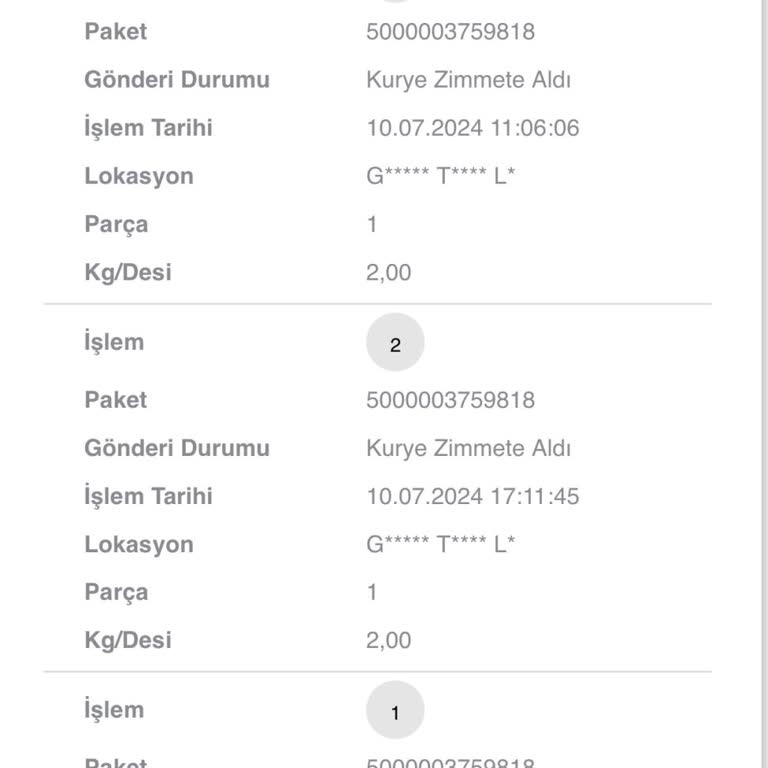Welokal Kargo Teslim Etmemesi