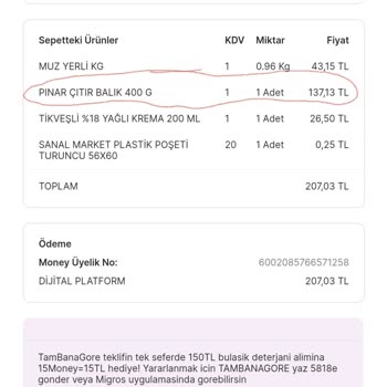 Migros Ücret İadesi Yapmadı.