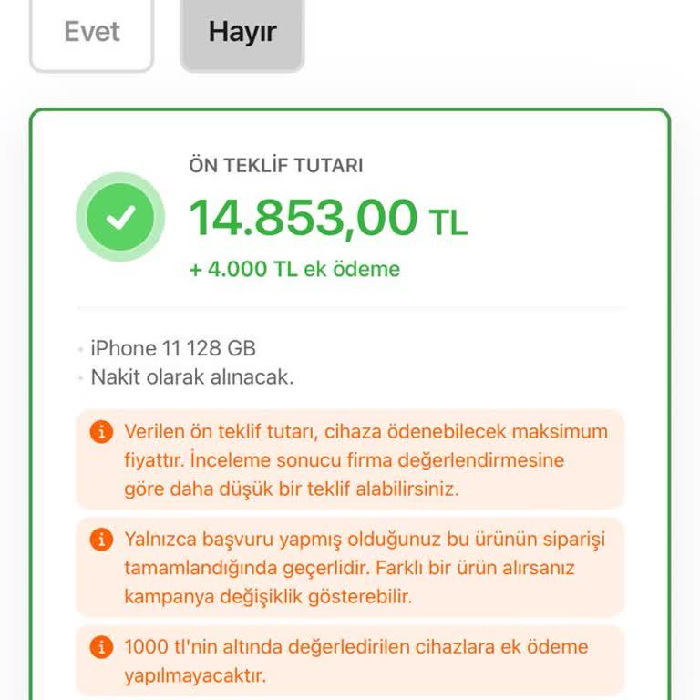 Hepsiburada Eskiyi Getir Ek Ödeme Sorunu