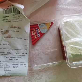 Yemek Sepeti Bozuk Ürün Gönderdi