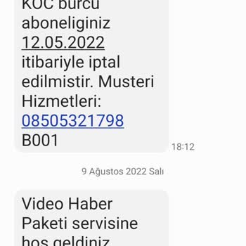 Türk Telekom Sim Menü Caps 9222 'a Öfkem Hakkında