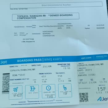 Ajet İle Uçuş Kabusu: 8 Saat Bekletildik Ve Mağdur Edildik