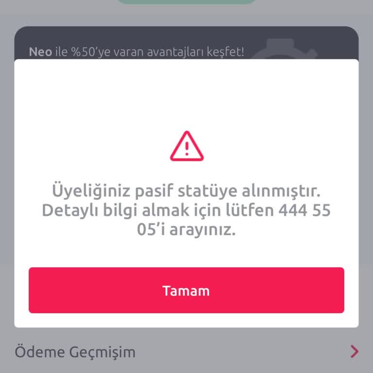 Tiktak Pasif Statüsünde Hesap