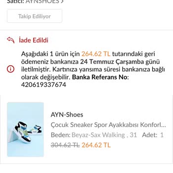 Trendyol'dan Aldığım Ürün Teslim Edilmedi Ve İptal Edildi