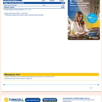 Turkcell Ve Turkcell Superonline Fatura Beceriksizliği