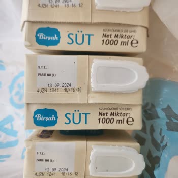 Birşah Süt Açılmamış Kutularda Kesilme Var