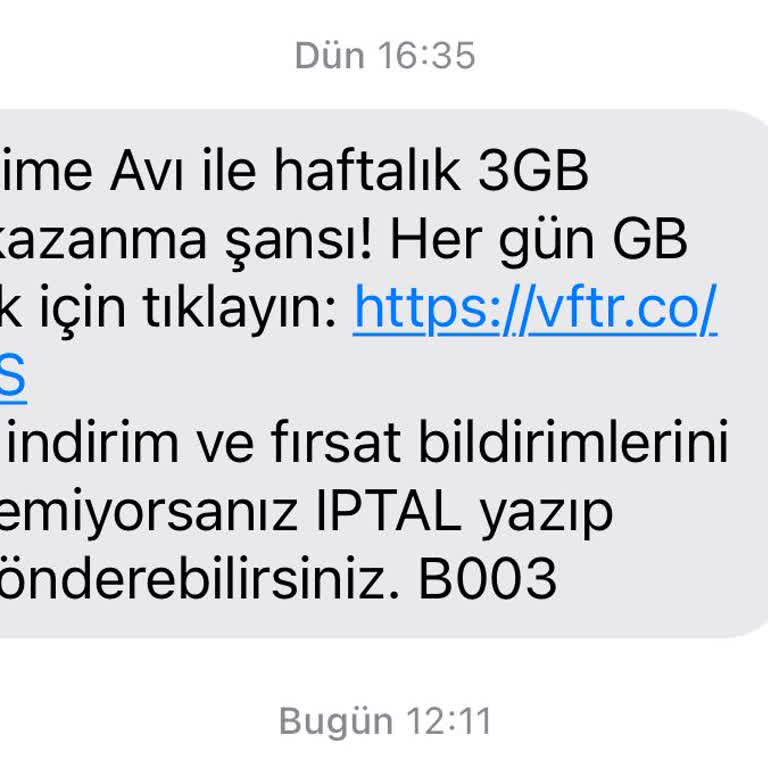 Vodafone Yanıltıcı Mesajla Ek Ücret Şoku