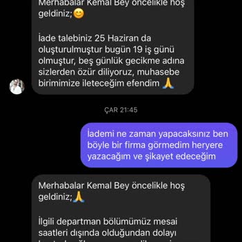 Fırat Kaya Collection İade Süreci Ve Ürün Kalitesi Hakkında Sorunlar