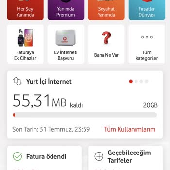 Vodafone Habersiz İşlem Yapılması