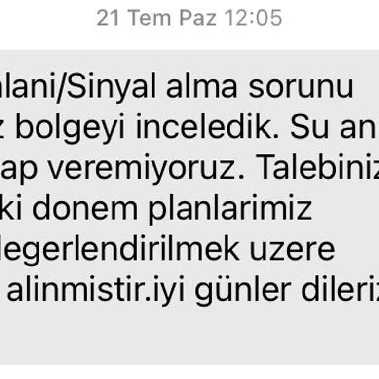 Turkcell Kapsama Alanı Bas İstasyonu Çekim Sorunu