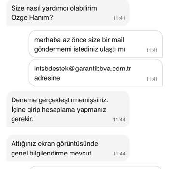Garanti Bankası Faizsiz Taksitli Nakit Avansı Vermedi