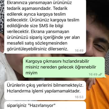 Penti Sipariş İptal Edildi Ve Eksik Para Yatırıldı