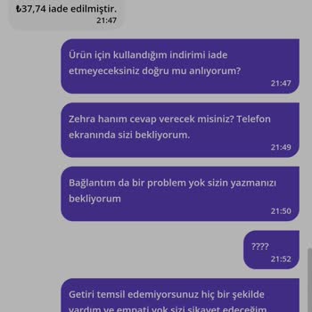 Getir İndirimli Aldığım Ürünü Teslim Etmiyor