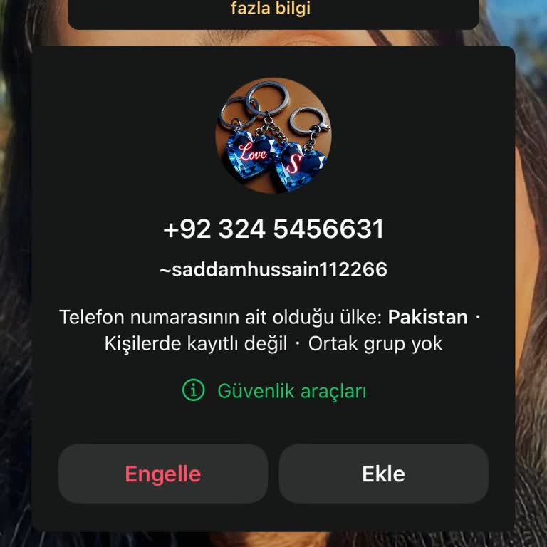 WhatsApp Bilinmeyen Numaradan Gelen Şüpheli Mesaj Hakkında Şikayet