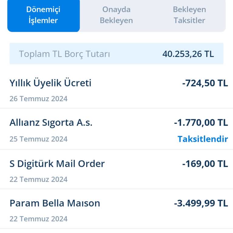 Denizbank Kart Aidatı Alması