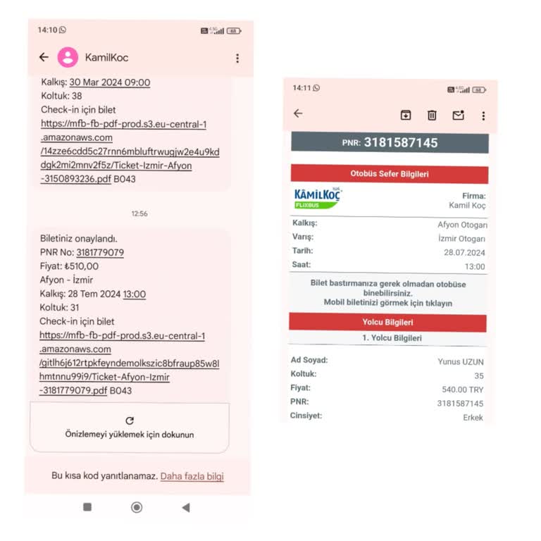 Kamil Koç Aynı Sefere İki Kez Bilet Aldırdılar.