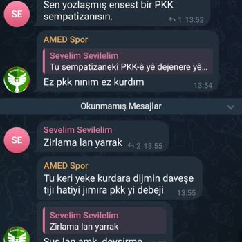 Telegram Grubunda Milli Değerlere Hakaret
