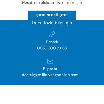 Milli Piyango Hesaba Erişme Sorunu