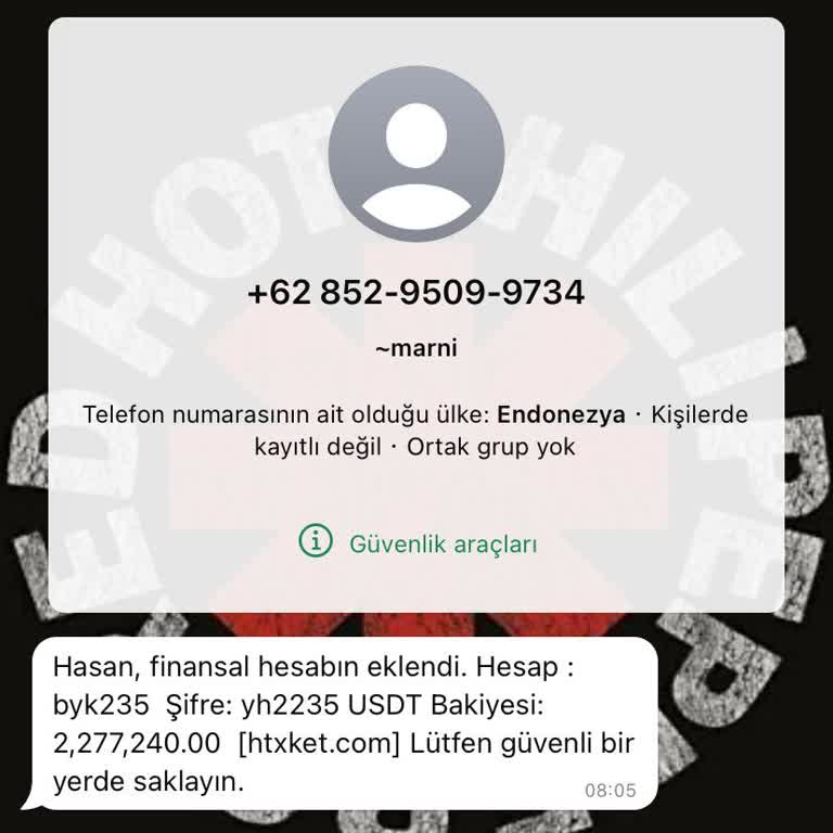 WhatsApp Htxket.com Şikayet