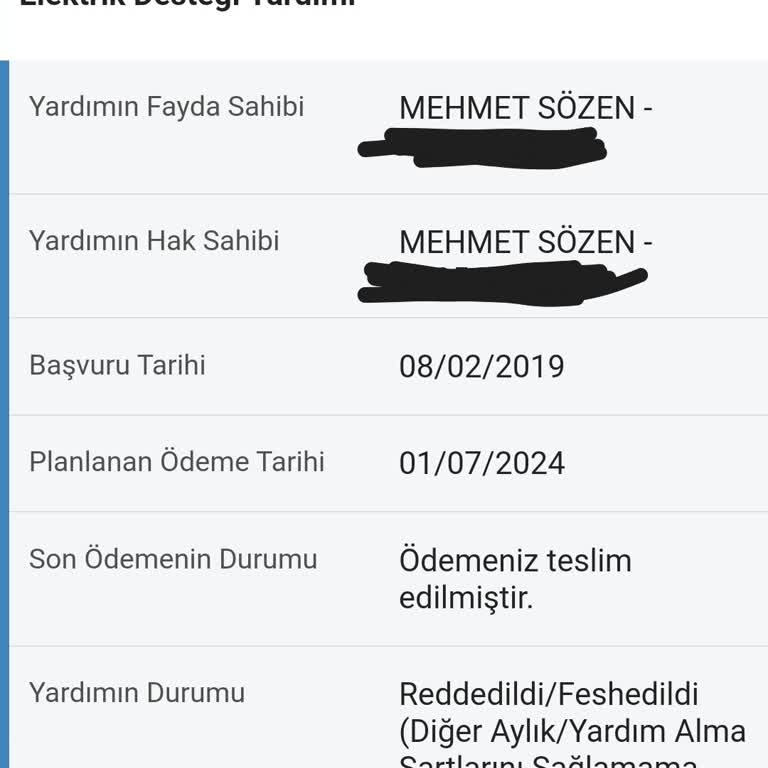 Aile ve Sosyal Hizmetler Bakanlığı Sosyal Yardımların Kesilmesi