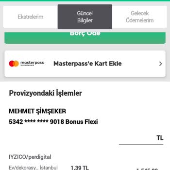 İyzico Perdigital Şirketinden Şikayetçiyim HGS Paramın İadesini