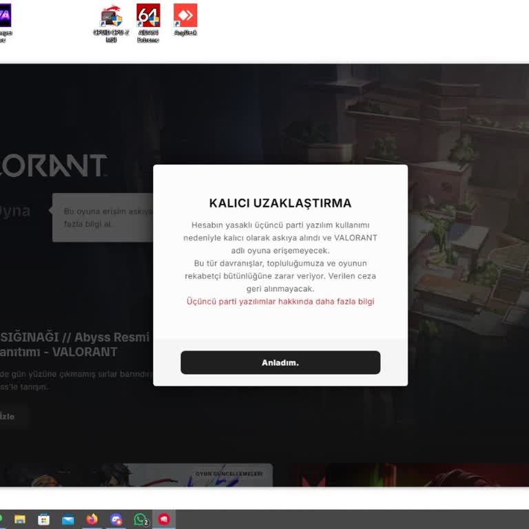 Valorant Sebepsiz Uzaklaştırma! Açıklama Yok, Araştırma Yok!