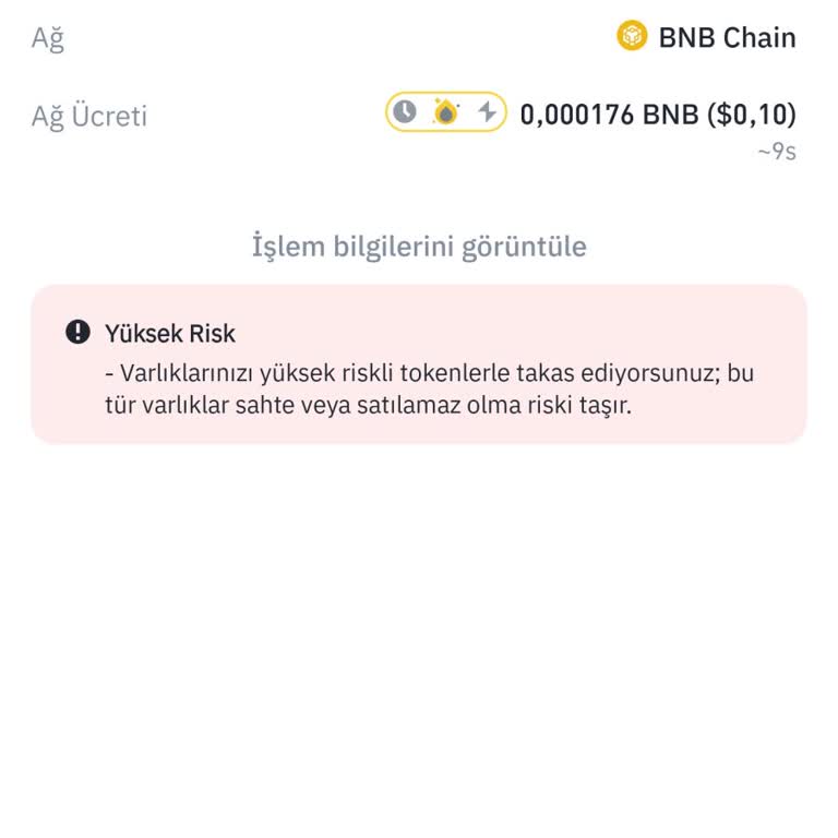 Yardım Binance Web 3 Transfer Yapamıyorum
