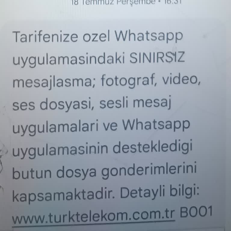 0850 800 55 00 Yanıltıcı Paket Ve Yetersiz Müşteri Hizmetleri
