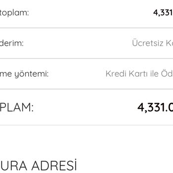 Melvien Ödemesini Yaptığım Ürünleri Göndermediler Ücreti Geri Vermedi