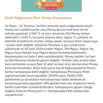 Migros Kampanya Puanını Yatırmıyor, Kayıda Dönüş Yapmıyor