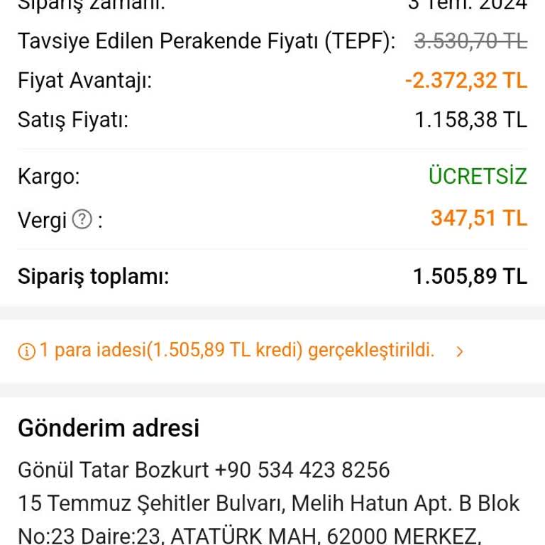 Temu Alışverişe Cevap Vermeli
